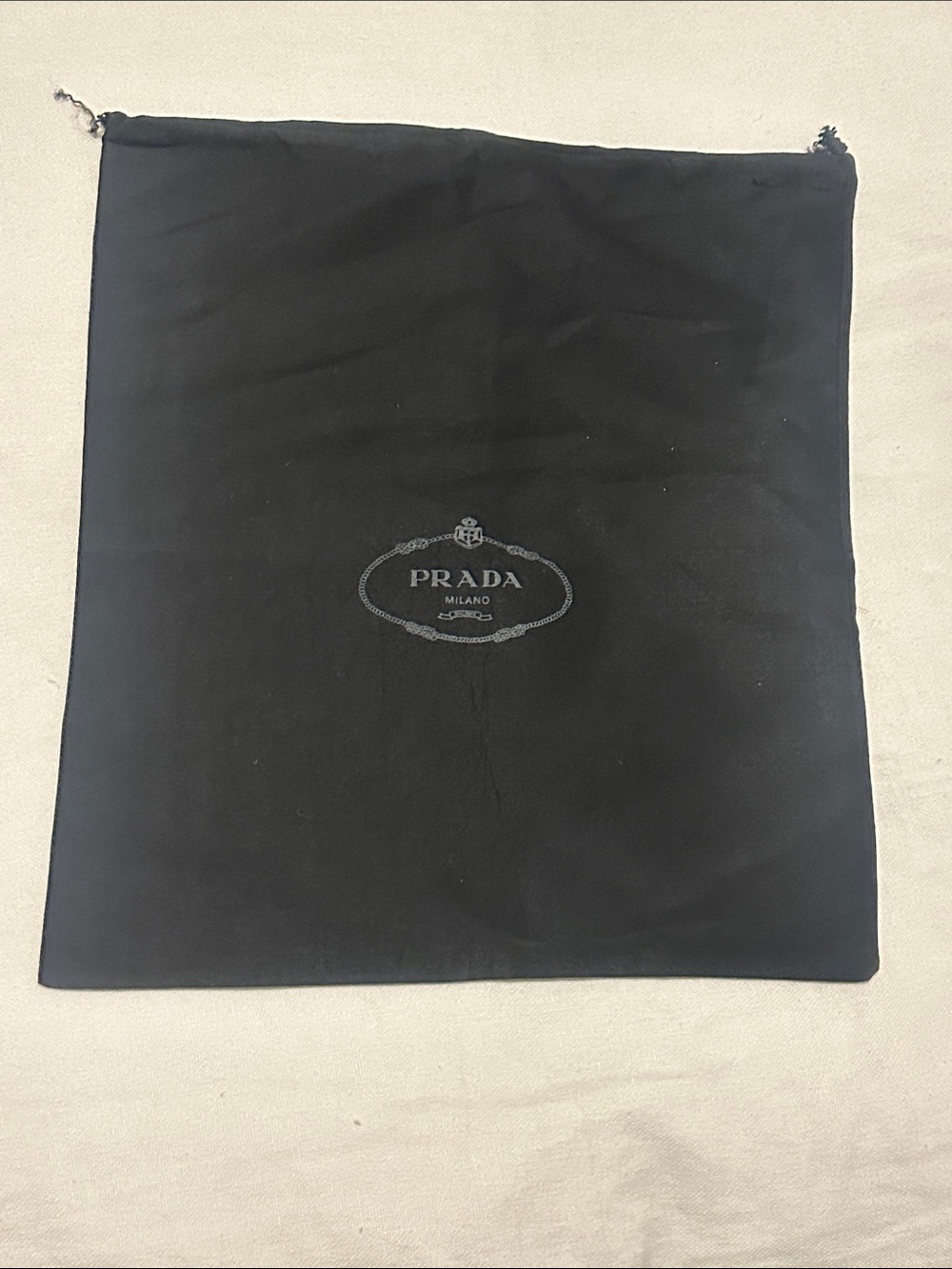 Prada dustbag 14x16